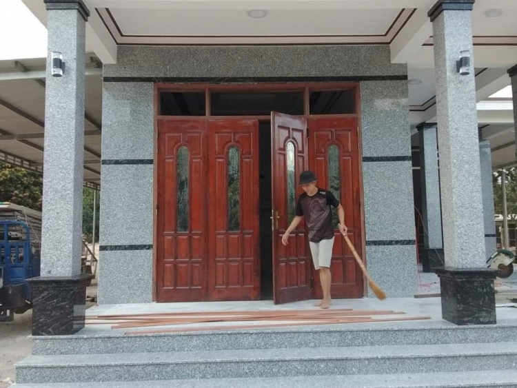 đá granite ốp tường