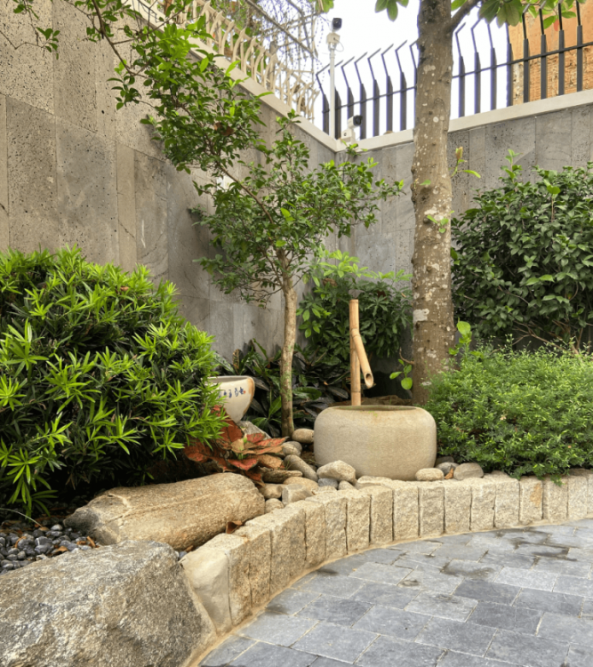 đá ốp tường sân vườn