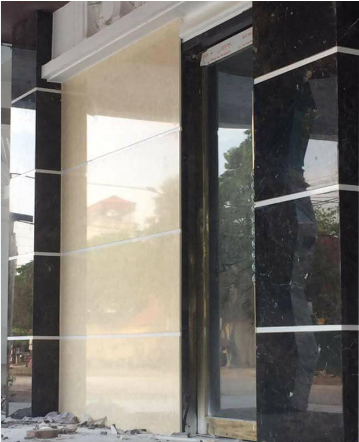 đá granite ốp tường