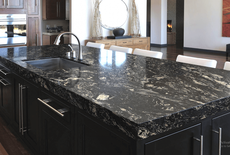 đá granite ốp bếp