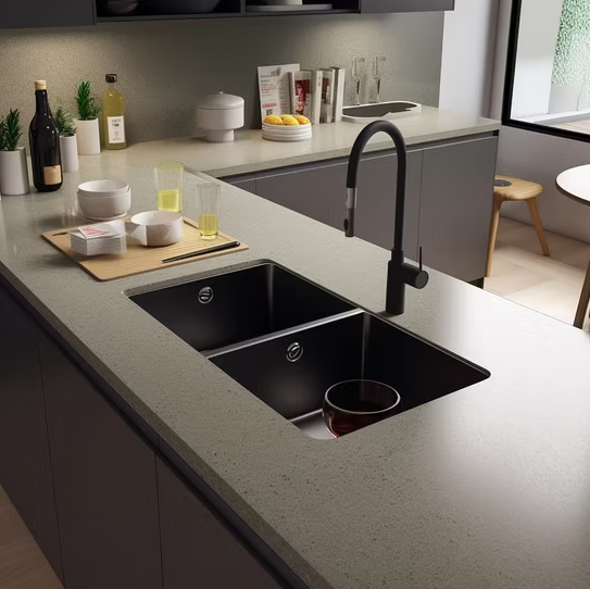 đá thạch anh nhân tạo mặt bàn bếp chống bám bẩn