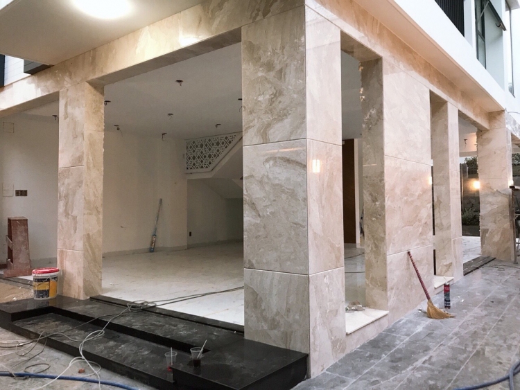 đá granite ốp tường