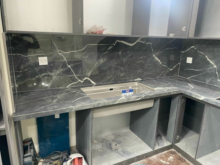 ốp đá nung kết