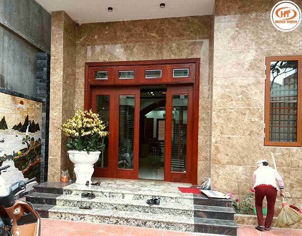 mặt tiền ốp đá