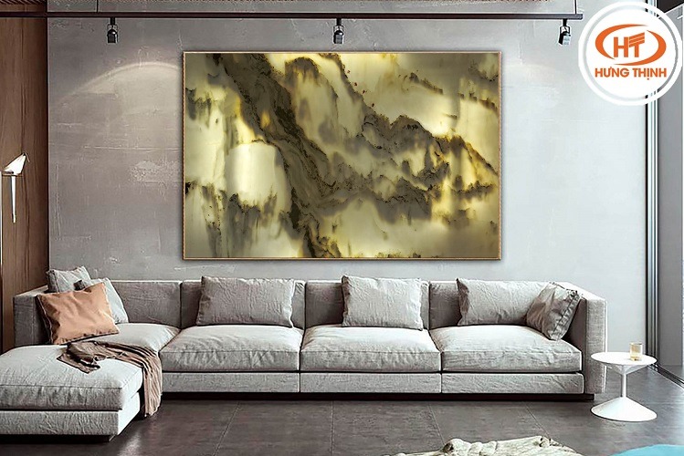 Tranh đá ngọc xuyên sáng - 100% đá tự nhiên