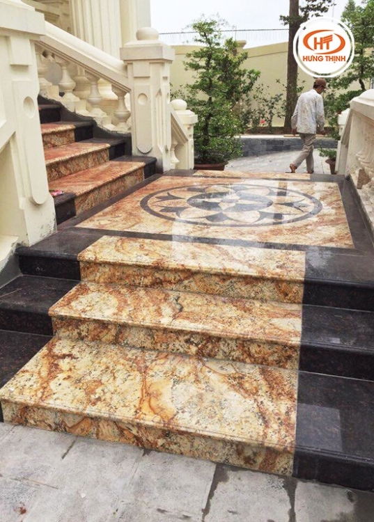 đá granite cầu thang