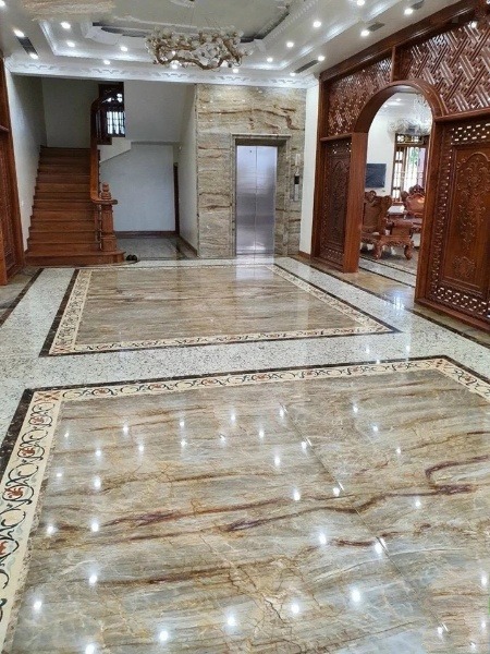Đá thạch anh tự nhiên lát sàn phòng ngủ