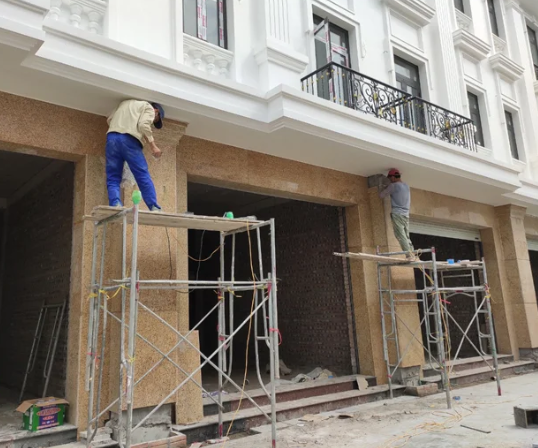 mẫu đá hoa cương ốp mặt tiền nhà