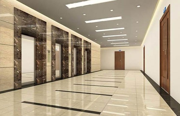 Sàn nhà – hành lang: Nên dùng đá marble sáng màu hoặc thạch anh để không gian rộng và sáng hơn.