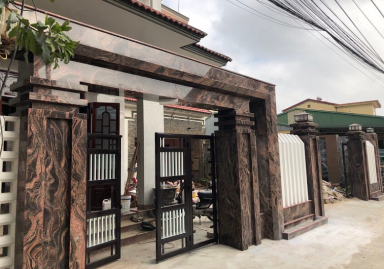 đá ốp cổng nhà đẹp