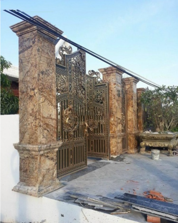 đá ốp cổng nhà đẹp