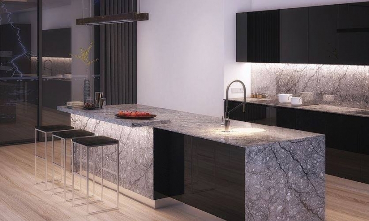 Đá thạch anh ốp bếp