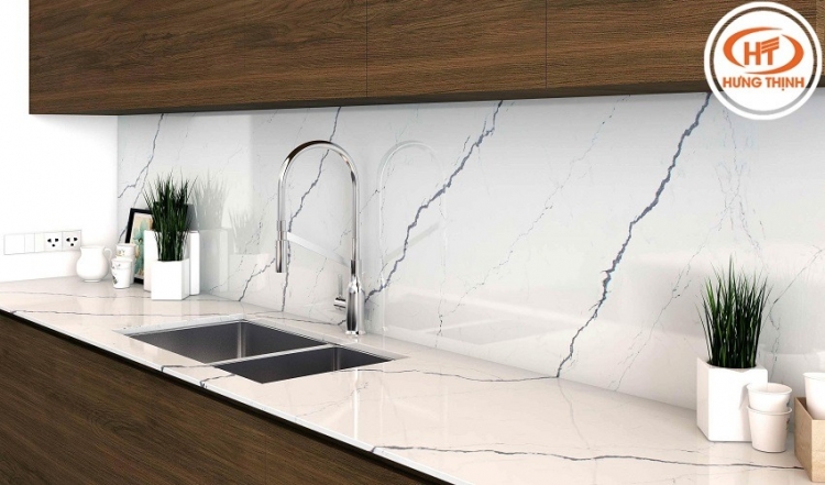 đá ốp tường bếp