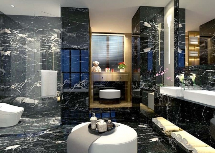 đá ốp nhà tắm cho khách sạn