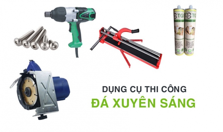thi công đá xuyên sáng