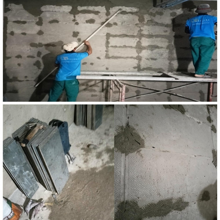 giá công thợ ốp gạch tường
