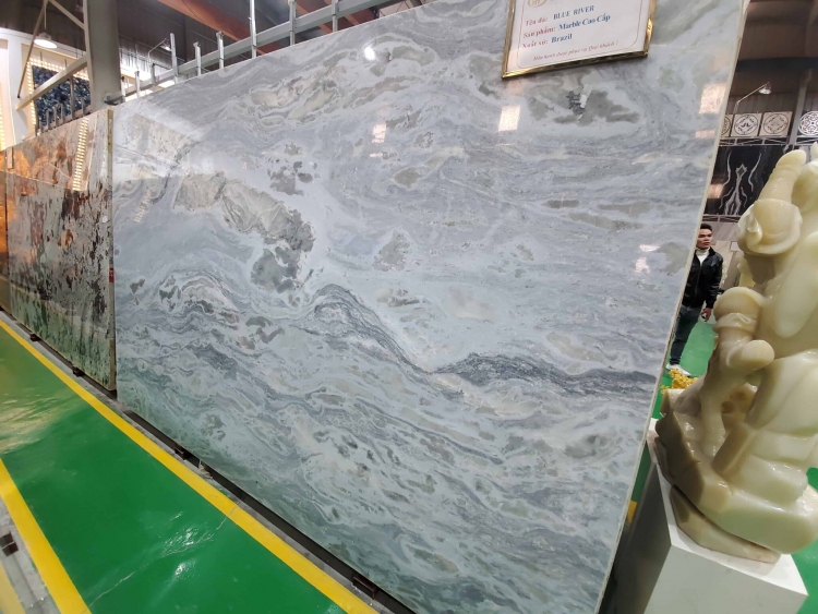 Đá Marble Blue River