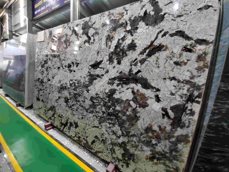 Đá Granite Branco Ouro Teste