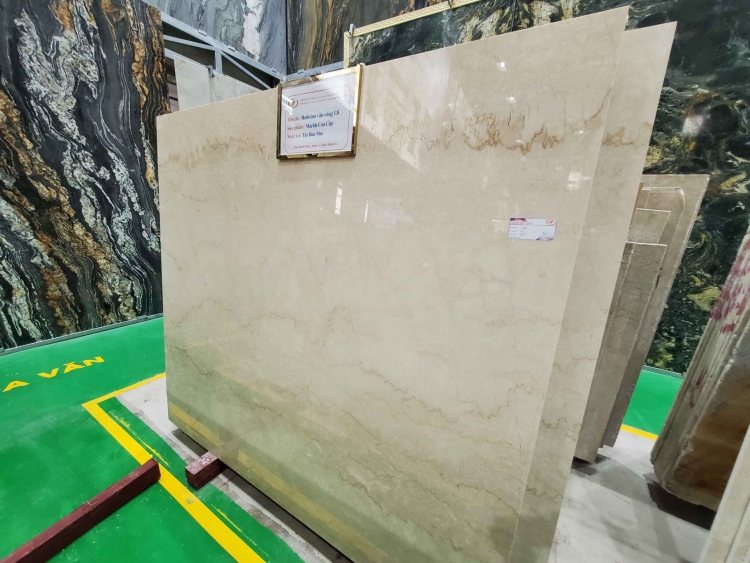 Đá Marble Botticino Vân Vàng
