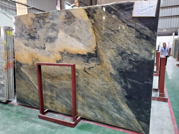 Đá Thạch Anh Golden Flame