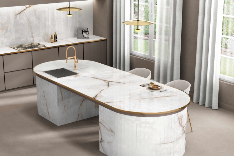 Đá scot onyx ốp bàn bếp, bàn đảo
