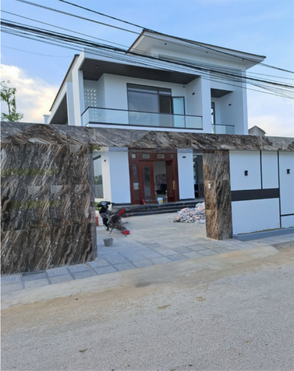 cổng ốp đá