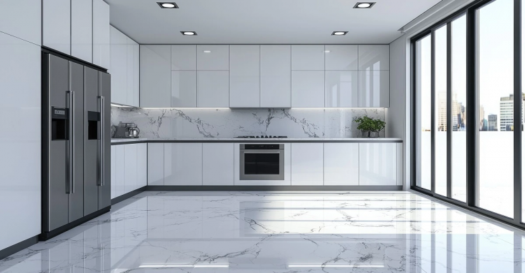 gạch lát bếp đẹp 