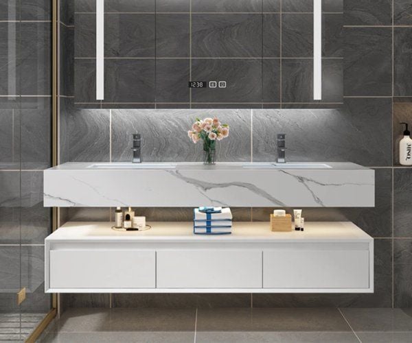 kích thước lavabo bàn đá