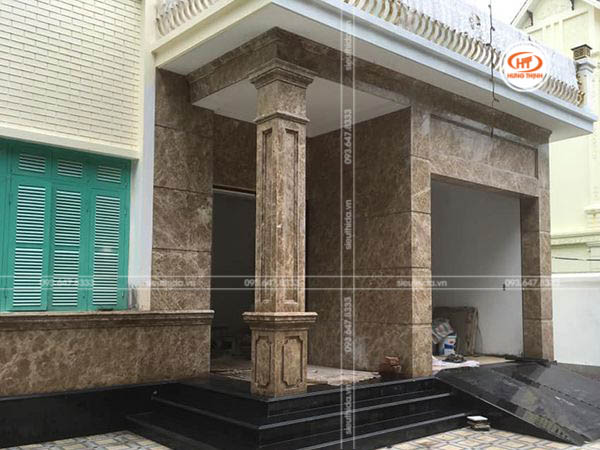 Marble làm mặt tiền