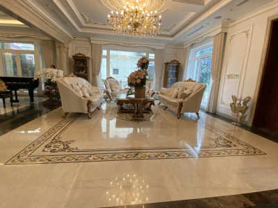 Sàn nhà hoa văn  Ảnh công trình nhà dân Mrs Trang - Hải Phòng