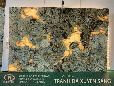 TRANH ĐÁ XUYÊN SÁNG - LỜI KHẲNG ĐỊNH CỦA KHÔNG GIAN SỐNG HIỆN ĐẠI