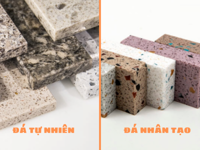 Cách phân biệt đá tự nhiên và đá nhân tạo đá tự nhiên