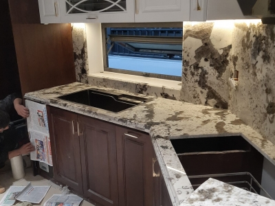 đá ốp bếp đẹp, sang đá ốp bếp đẹp, sang