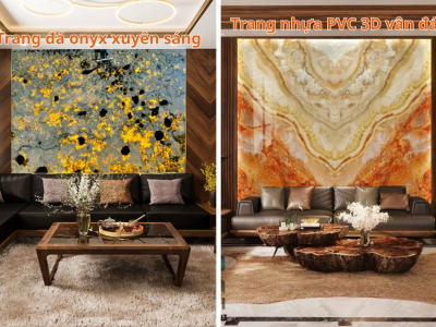 Sự khác biệt của tranh giả đá và tranh đá ngọc xuyên sáng Sự khác biệt của tranh giả đá và tranh đá ngọc xuyên sáng