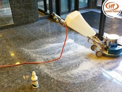 Quy trình phủ bóng sàn đá tự nhiên hiệu quả nhất Quy trình phủ bóng sàn đá tự nhiên hiệu quả nhất