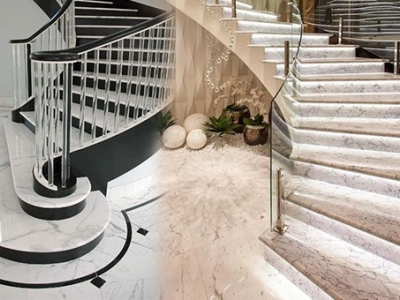 So sánh ưu nhược điểm của đá ốp cầu thang tự nhiên và nhân tạo So sánh ưu nhược điểm của đá ốp cầu thang tự nhiên và nhân tạo