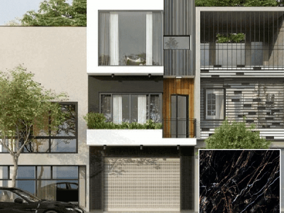 Ốp đá mặt tiền nhà phố: nên dùng đá tự nhiên hay nhân tạo? Ốp đá mặt tiền nhà phố: nên dùng đá tự nhiên hay nhân tạo?