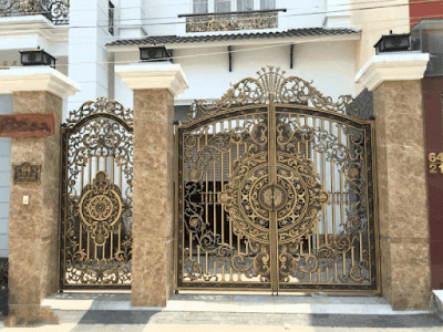 Cổng ốp đá granite đẹp – Bền vững theo năm tháng Cổng ốp đá granite đẹp – Bền vững theo năm tháng