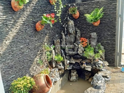 đá ốp tường hồ cá đá ốp tường hồ cá