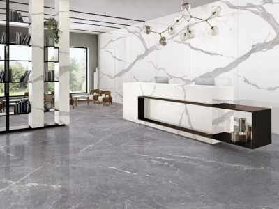 Đá nhân tạo gốc thạch anh ốp tường, thang máy, bàn bếp và lavabo 2025