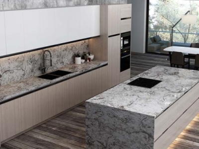 Đá thạch anh nhân tạo ốp bàn bếp Đá thạch anh nhân tạo ốp bàn bếp