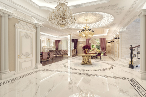 Thiết Kế Lát Nền Khách Sạn Cao Cấp