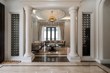 Ảnh chụp thực tế công trình Biệt thự cao cấp Nguyên Khuê