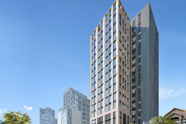 Ốp đá tự nhiên mặt đứng công trình