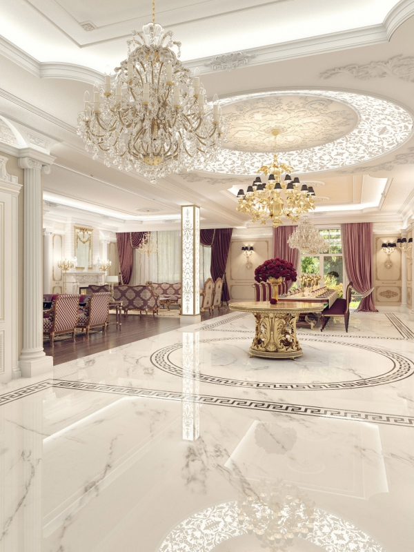 Thiết Kế Lát Nền Khách Sạn Cao Cấp