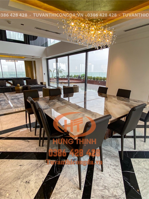 Lát sàn đá marble tự nhiên cao cấp