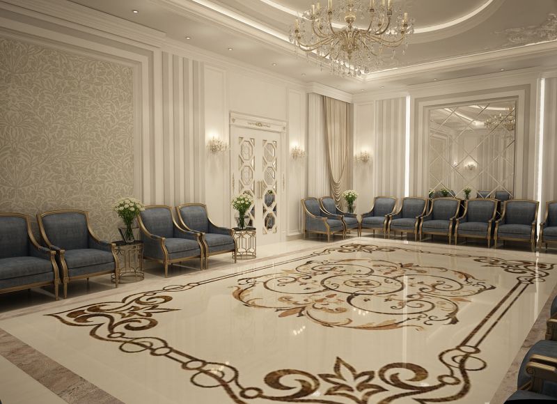 Mẫu đá hoa văn lát nền 1