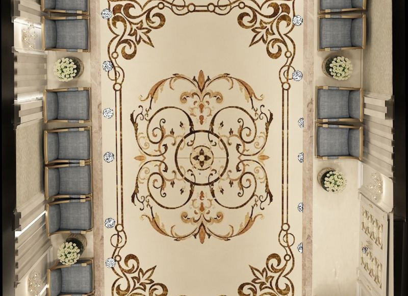 Mẫu đá hoa văn lát nền 1