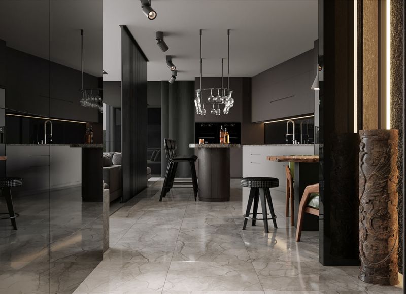 Ốp Đá Nội Thất Resort View Biển