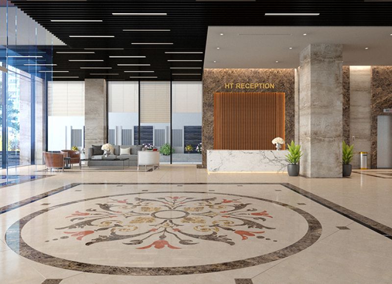 Công trình đá tòa nhà HT